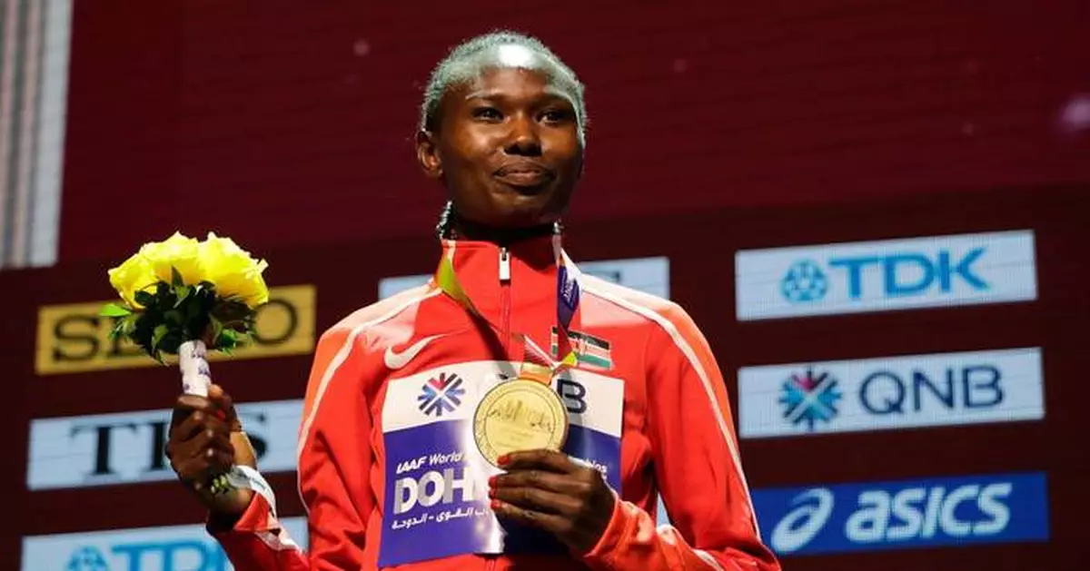 Marathon world-record holder Ruth Chepng'etich banned 3 years after admitting doping violation