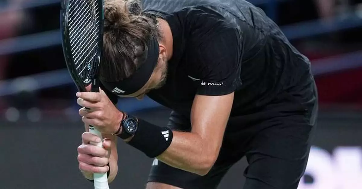 Zverev ousted by 54th-ranked Rinderknech in third round of Shanghai Masters