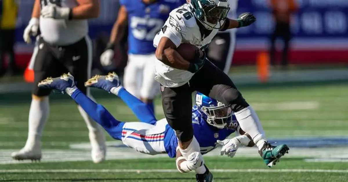 Saquon Barkley and the Eagles visit the Giants looking to get back on track