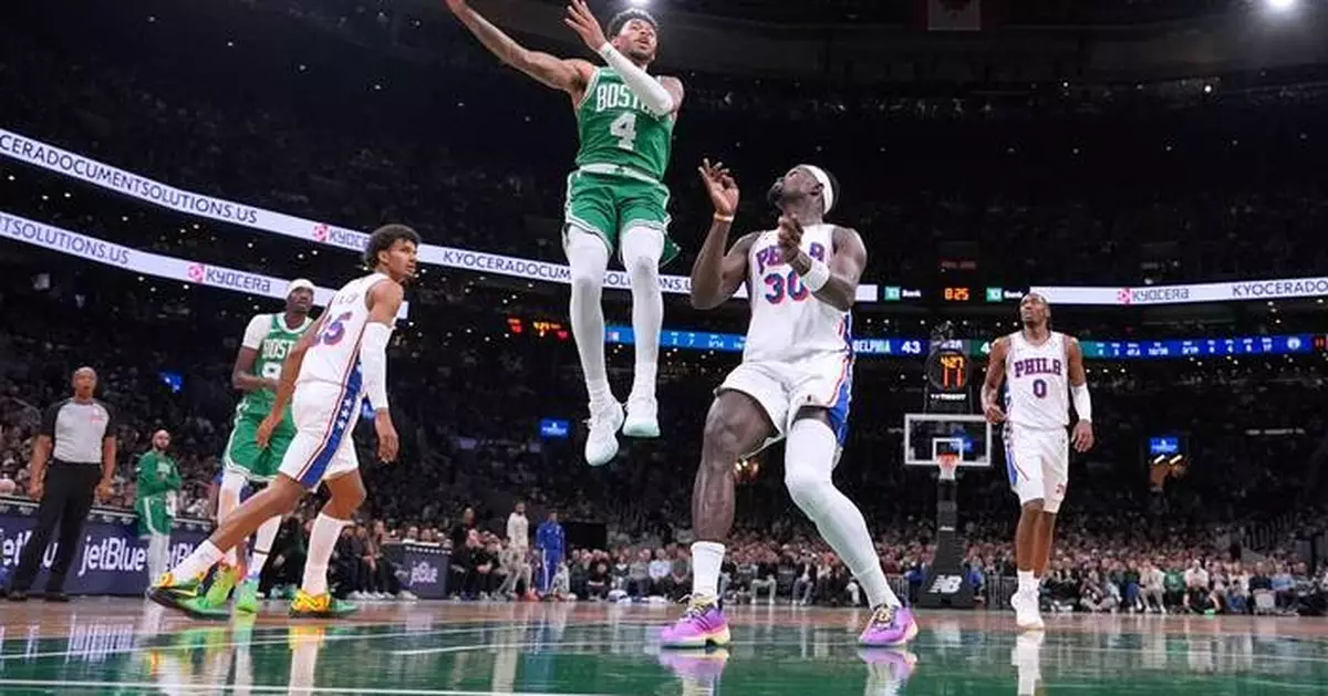 Maxey scores 40 points as 76ers rally to beat Celtics 117-116