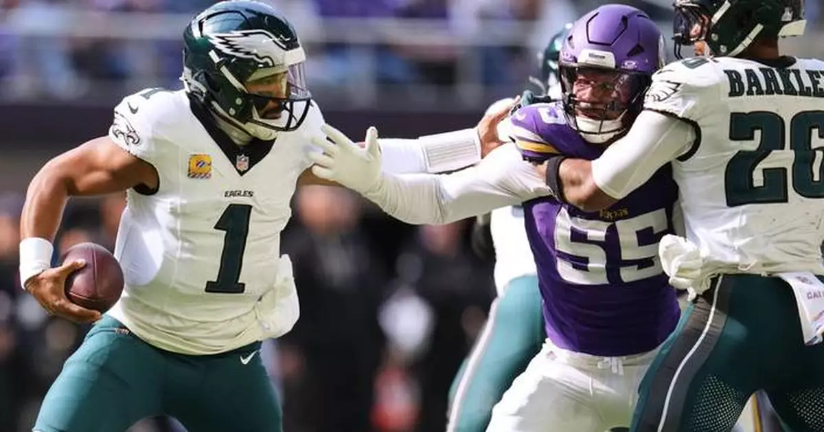 Jalen Hurts proved he's a top passer with spectacular performance to lead the Eagles over Vikings