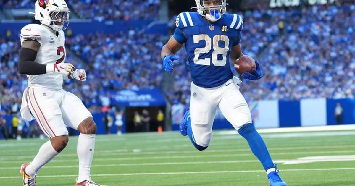 Colts return to site of only loss this season looking to knock off Chargers