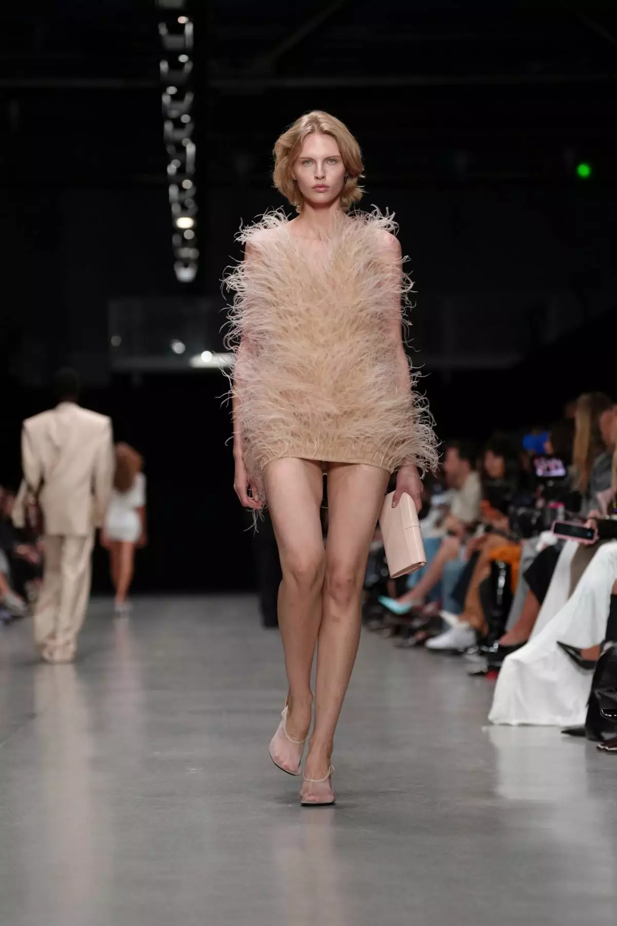 A model wears a creation as part of the Stella McCartney Spring/Summer 2026 collection presented in Paris, Tuesday, Sept. 30, 2025. (AP Photo/Aurelien Morissard)