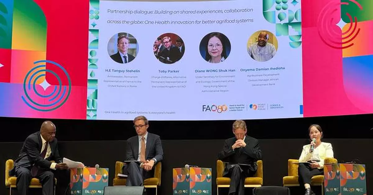 FAO and HKSAR Sign Agreement to Enhance One Health Approach at World Food Forum 2025