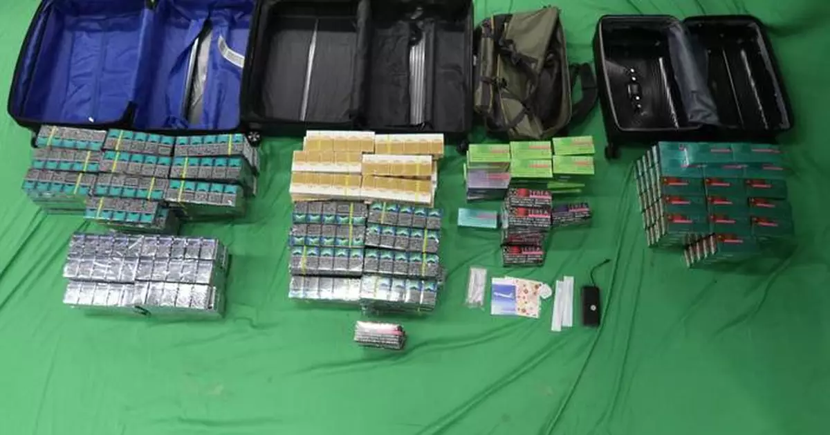 Two men sentenced for importing illegal cigarettes and smoking products at Hong Kong airport.