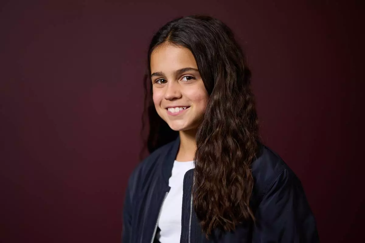 Arabella Stanton poses for portrait photographs to promote the Audible "Harry Potter" Series on Sunday, July 20, 2025, in London. (Photo by Scott A Garfitt/Invision/AP)