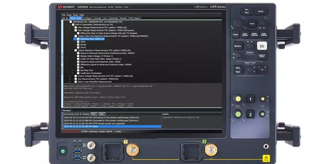 Keysight Launches Automated Transmitter Compliance Test Solution for New UALink 1.0 Standard