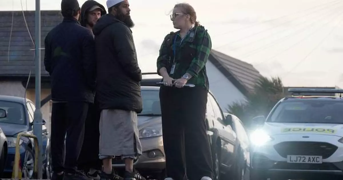 UK prime minister condemns suspected arson attack on mosque in English coastal town