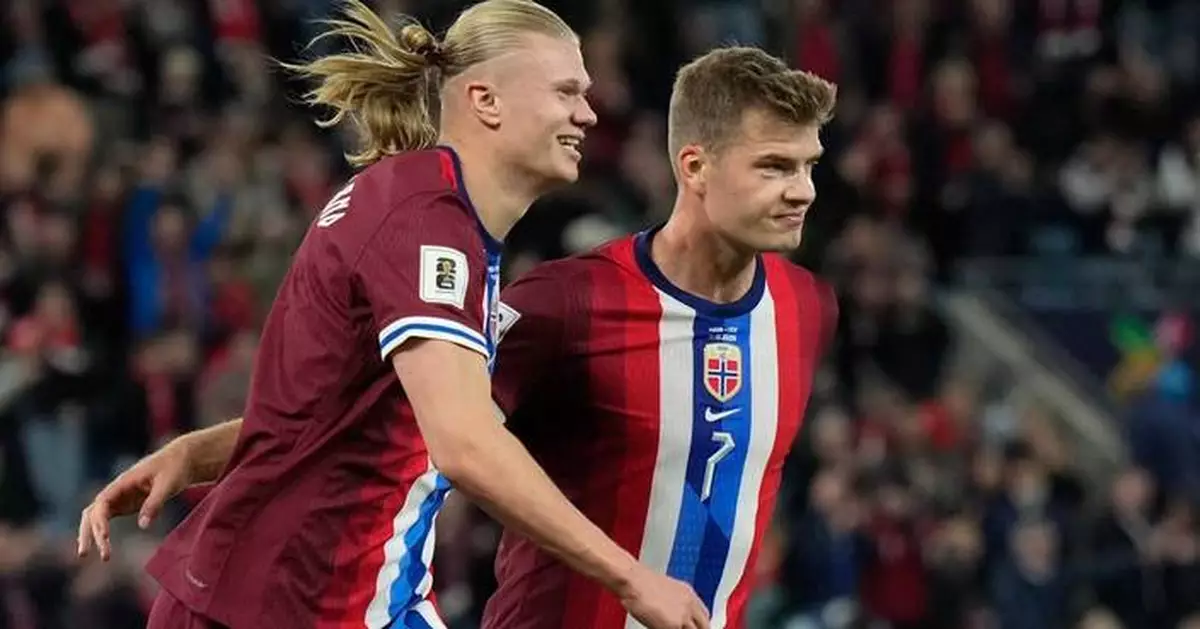 Haaland grabs hat trick for Norway but Ronaldo's goalless for Portugal in World Cup qualifying