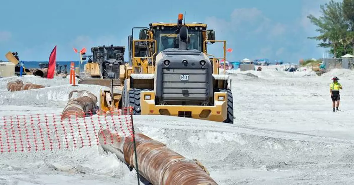 Florida county battered by 2024 hurricanes spends $125M on beach restoration