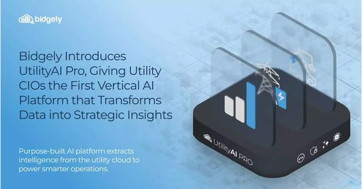 Bidgely Introduces UtilityAI Pro, Giving Utility CIOs the First Vertical AI Platform that Transforms Data into Strategic Insights