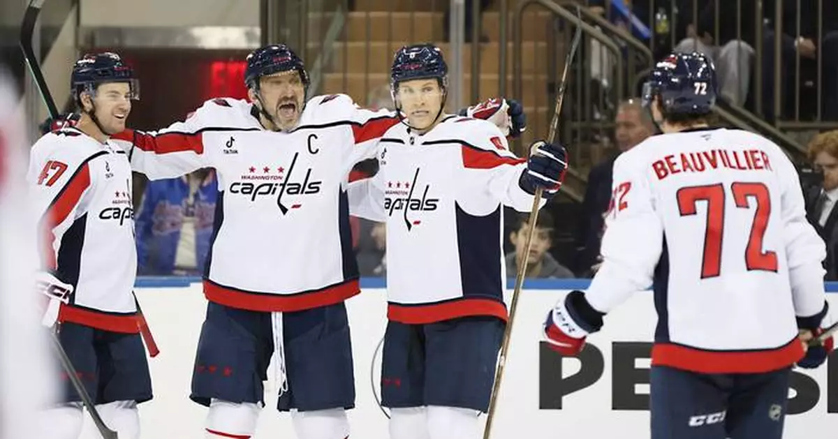 Lindgren makes 35 saves as Capitals edge Rangers 1-0
