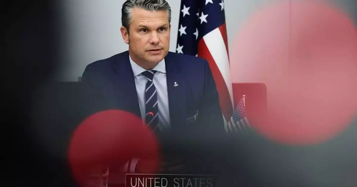 Hegseth's plane diverted to UK due to cracked windshield on flight from Brussels to US