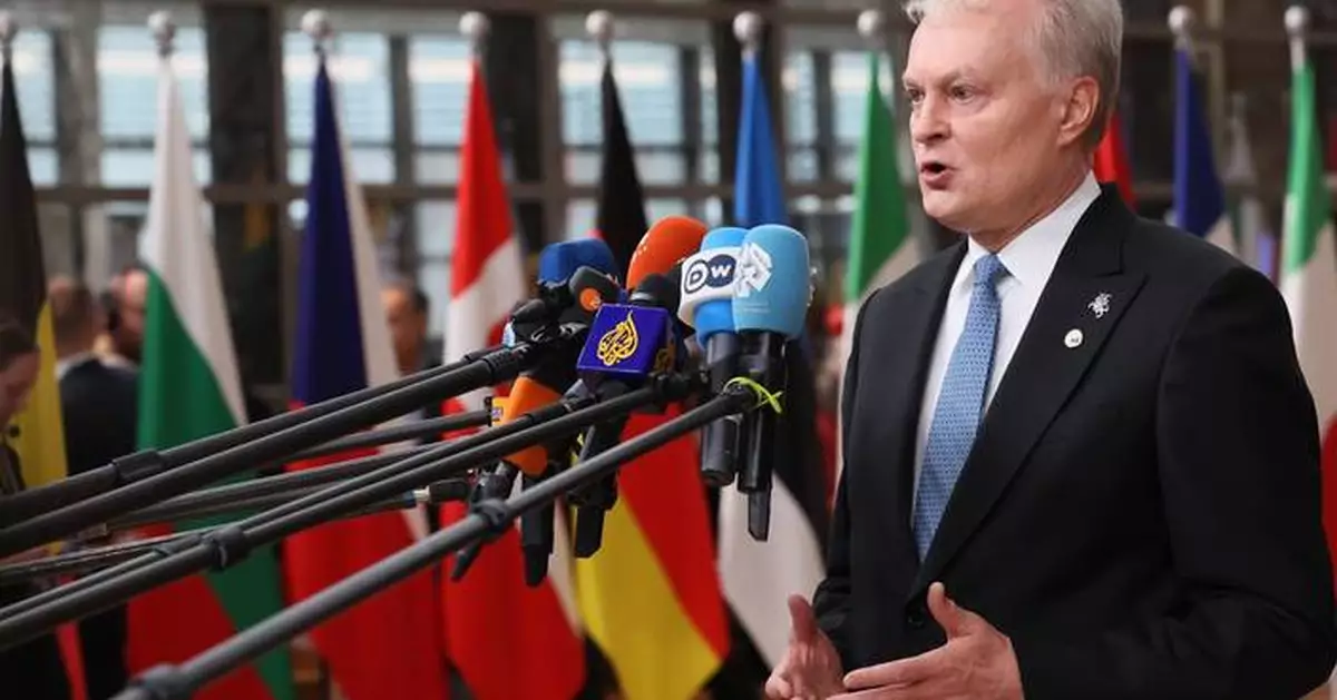 Lithuanian president says Russian military planes violated the Baltic country's airspace