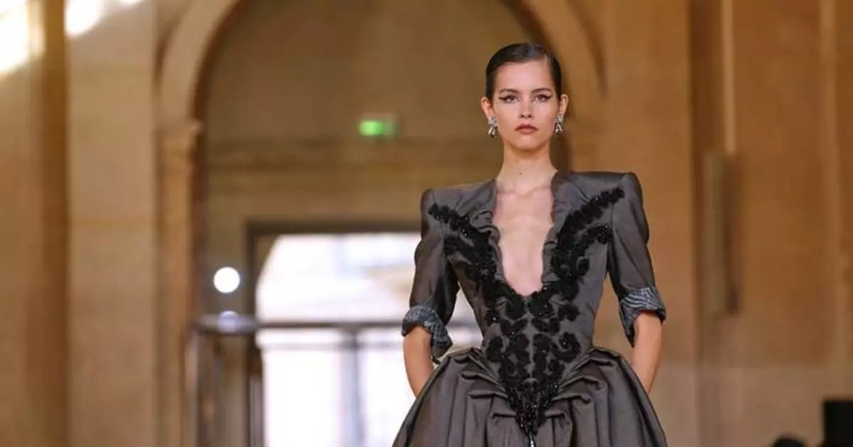 Vivienne Westwood brings beauty from chaos and dying sunflowers in Paris