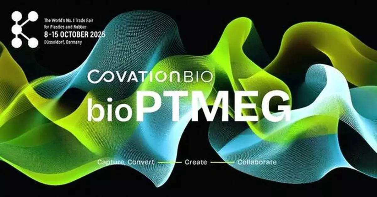 Covation Biomaterials Highlights Milestones for CovationBio® bioPTMEG at K-Show 2025