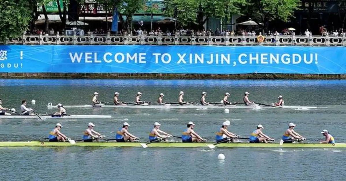 2025 Chengdu Open Rowing Regatta held in Xinjin