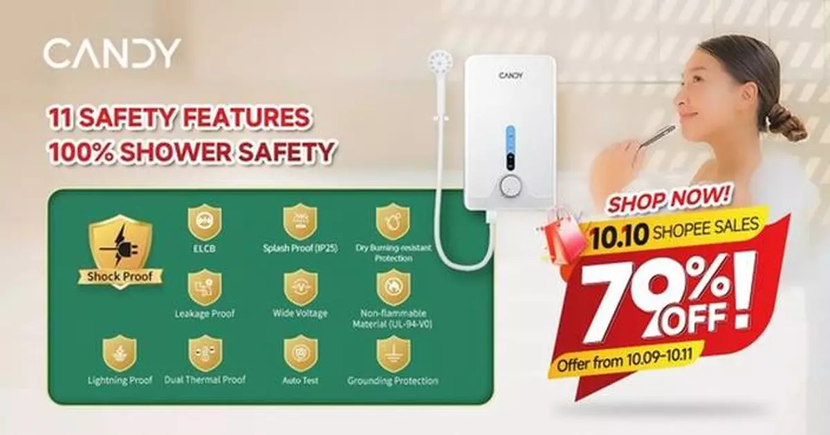 Zero Waiting, Zero Risk: Candy Dart Series Solves Filipino Families' Bathing Challenges