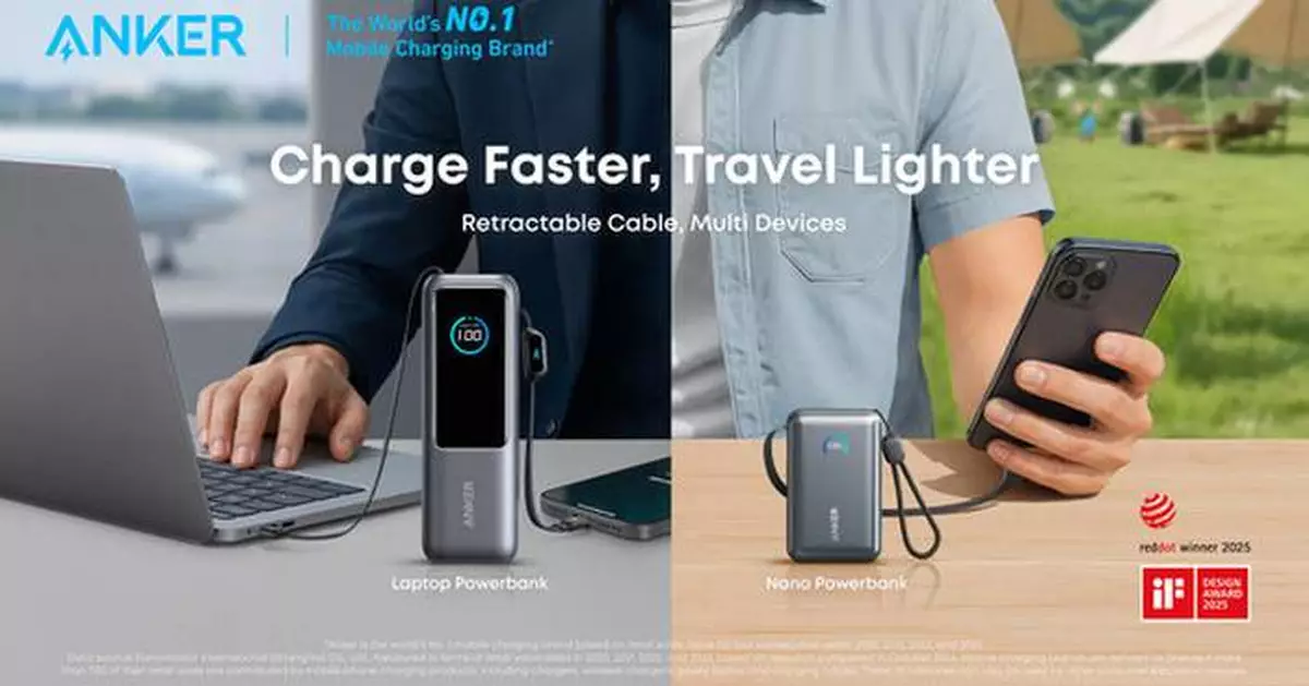 Anker Unveils Five Ultra-Portable Products, Delivering Faster Charging, Lighter Travels