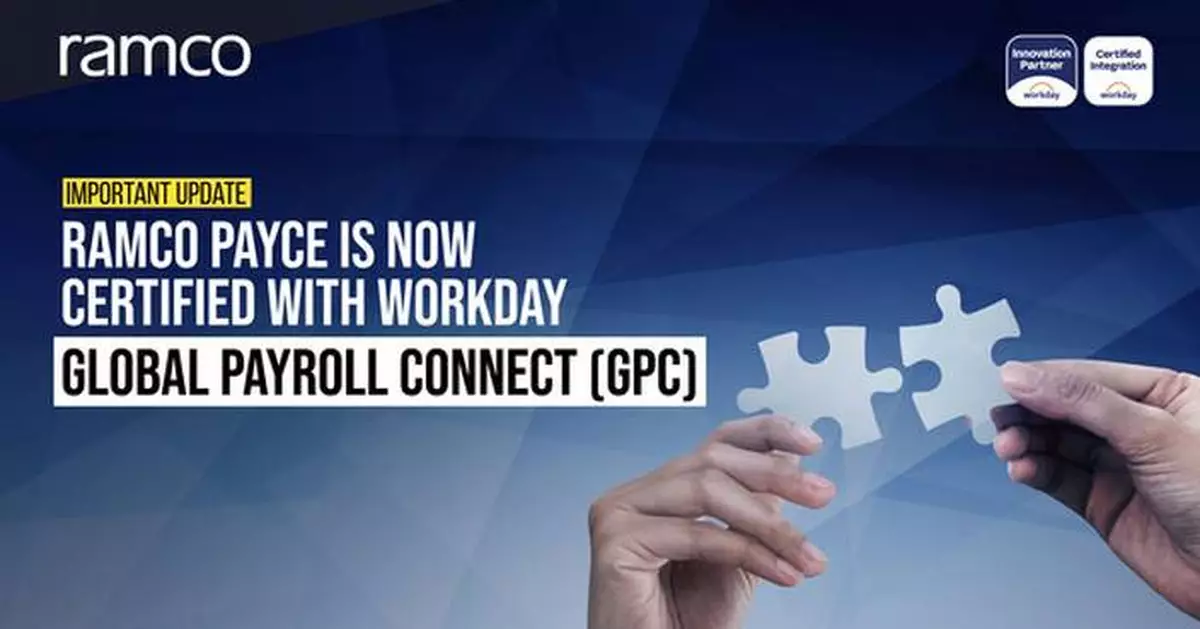 Ramco Payce Now Certified with Workday Global Payroll Connect
