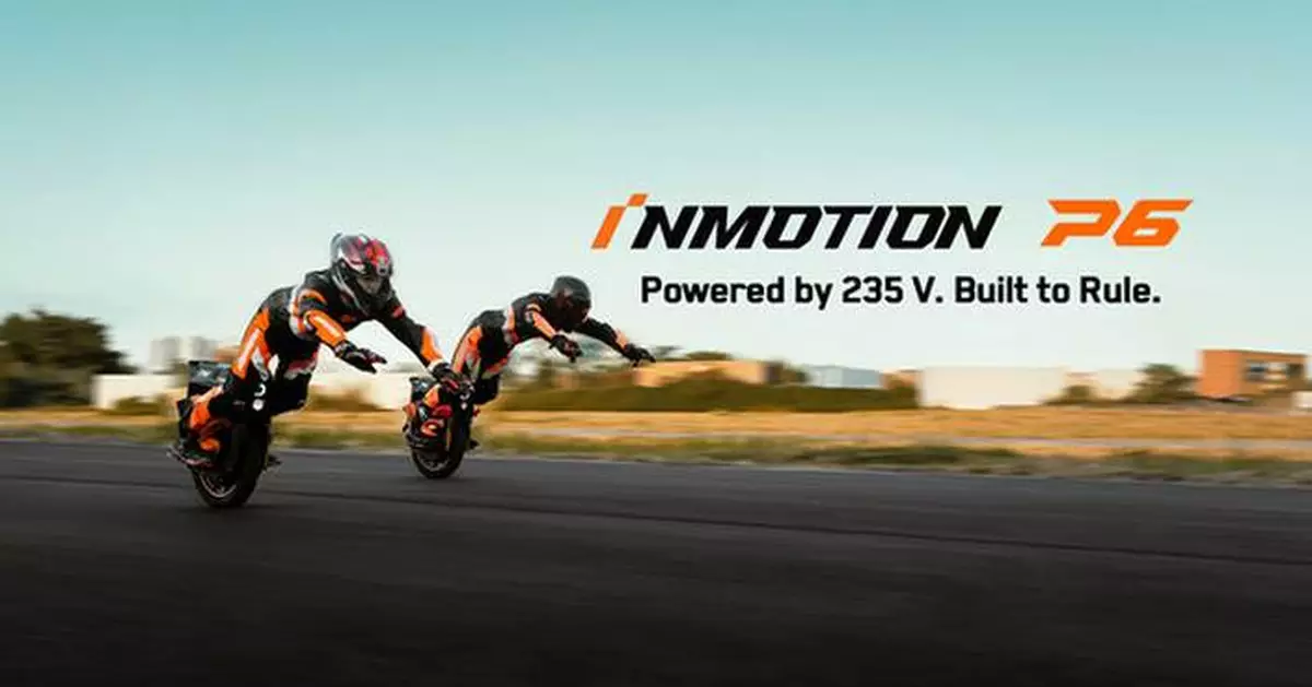 INMOTION Launches P6: A 235V High-Voltage Performance Electric Unicycle That Redefines the Limits of Speed