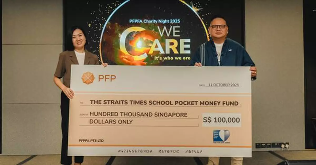 PFPFA Donates $100,000 to The Straits Times School Pocket Money Fund, Raising an Additional $64,000 at Charity Night 2025