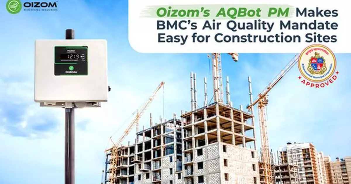 Oizom's AQBot PM Makes BMC's Air Quality Mandate Easy for Construction Sites