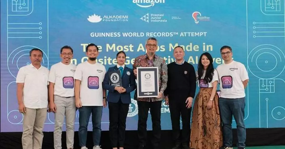 Amazon sets new GUINNESS WORLD RECORDS® for Gen AI Apps with schools in West Java