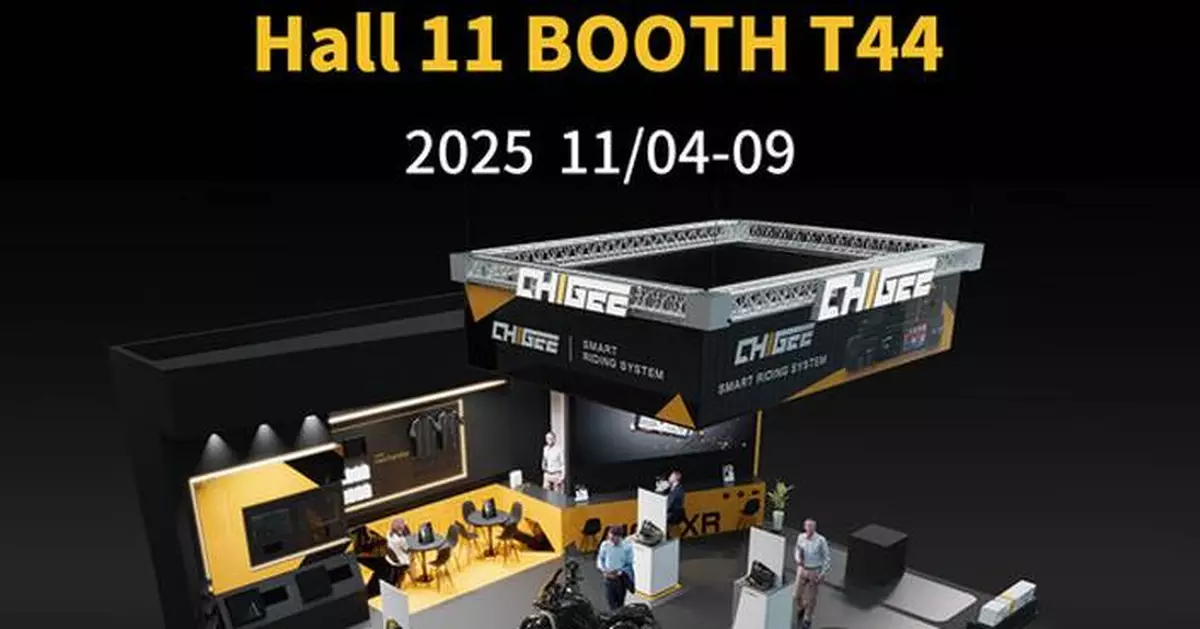 CHIGEE Unveils CG Radar with BSD Rearview Mirror and XR-1 Motorcycle Dash Cam at EICMA 2025