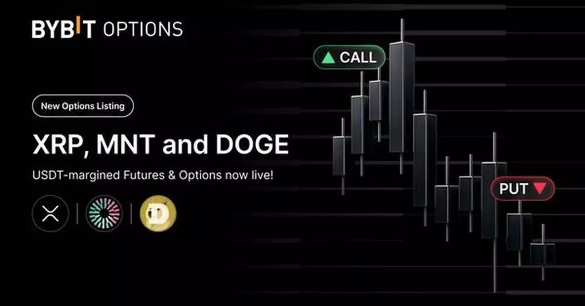 Bybit Expands Derivatives Suite with XRP, MNT, and DOGE Options Contracts