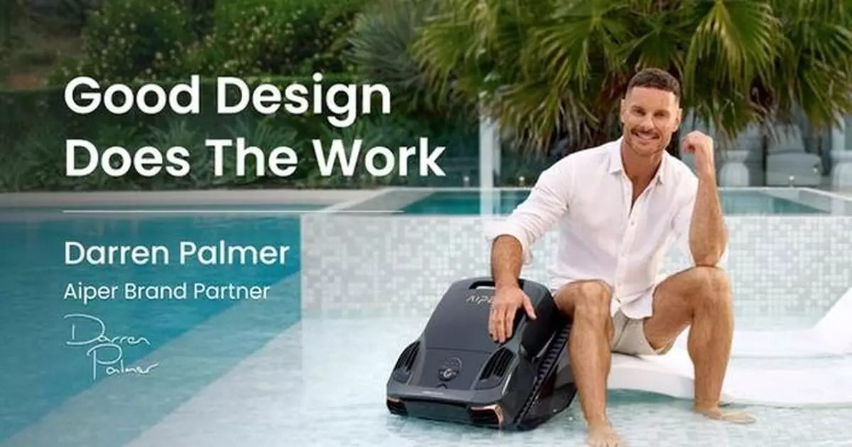 TV star Darren Palmer partners with Aiper to champion the power of great design