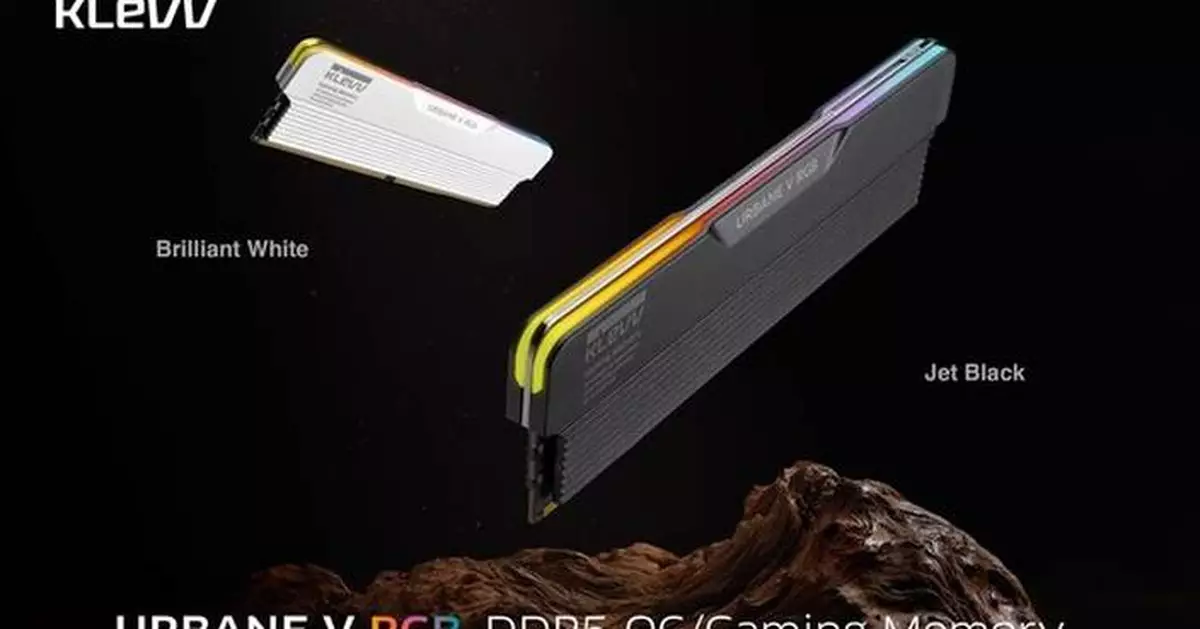 KLEVV EXPANDS URBANE V RGB DDR5 GAMING/OC MEMORY SERIES WITH AN ALL-NEW JET BLACK EDITION