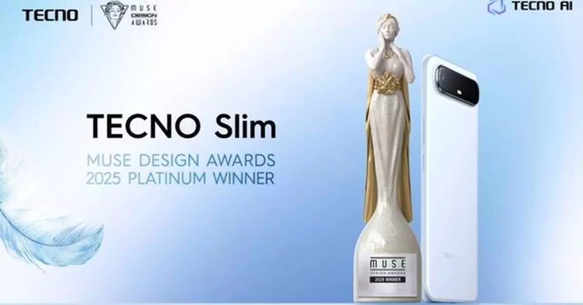 TECNO Slim Claims Coveted MUSE Design Award with Revolutionary Ultra-Slim Innovation