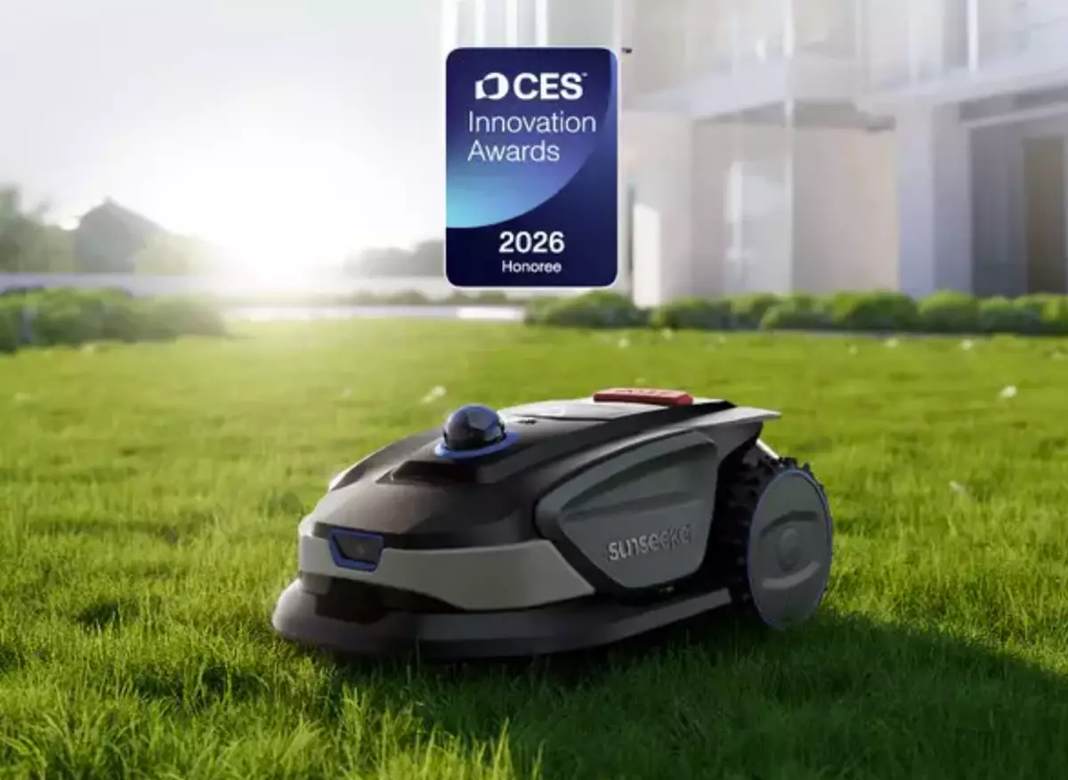 Sunseeker Robotics LiDAR Mower S4 Named as CES Innovation Awards® 2026 Honoree