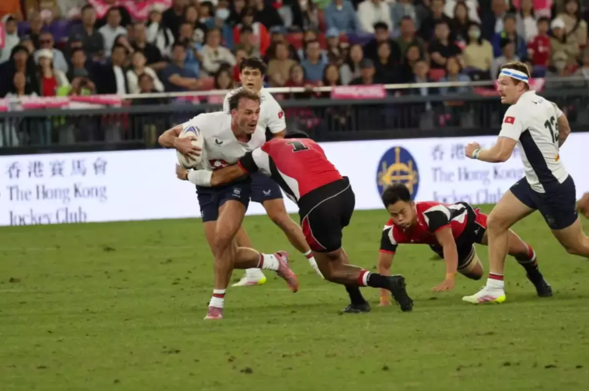 Hong Kong Rugby Sevens Team Wins Gold at National Games, Celebrating Unbeaten Performance