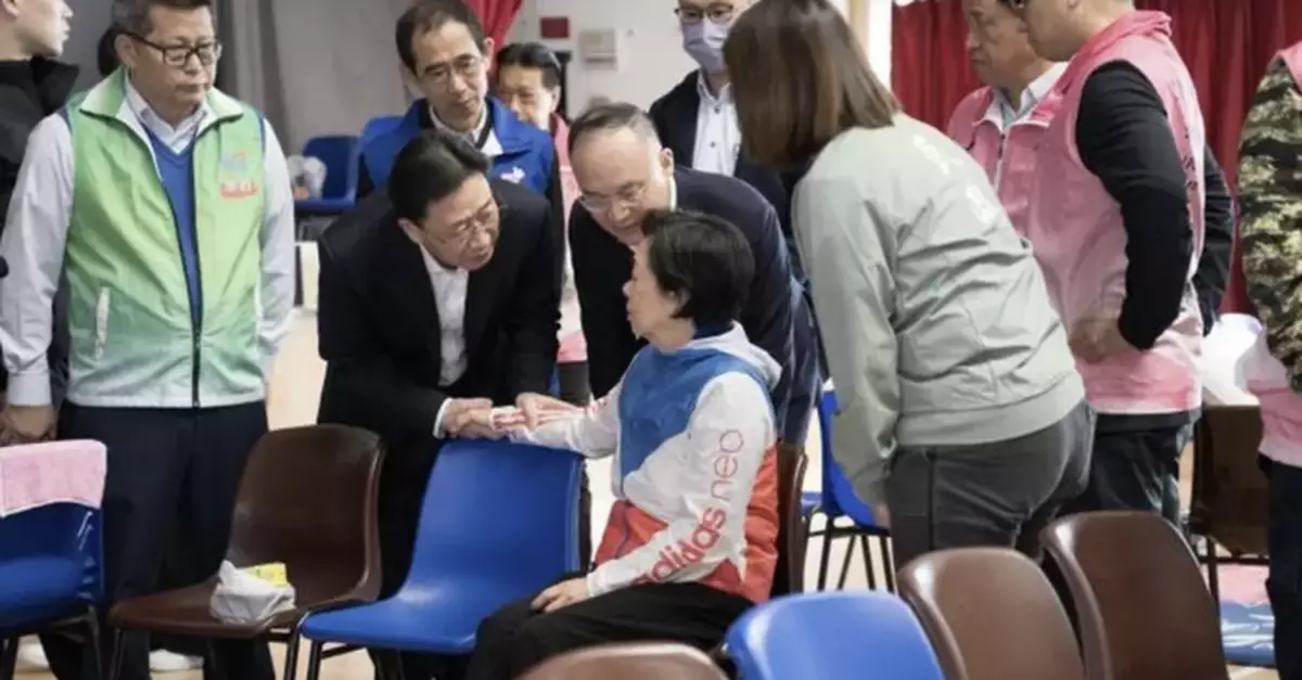 Officials Visit Tai Po Fire Victims, Express Support for Recovery and Gratitude to Healthcare Staff