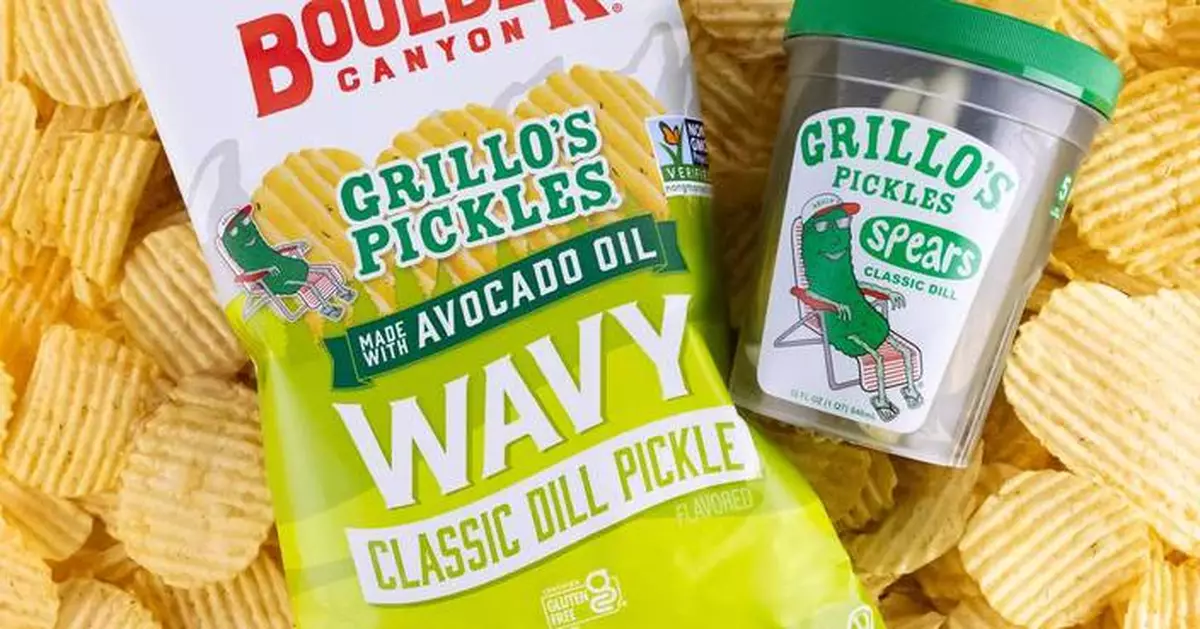 The Dynamic Duo of Boulder Canyon and Grillo’s Pickles Reunite for Second Craveable Chip