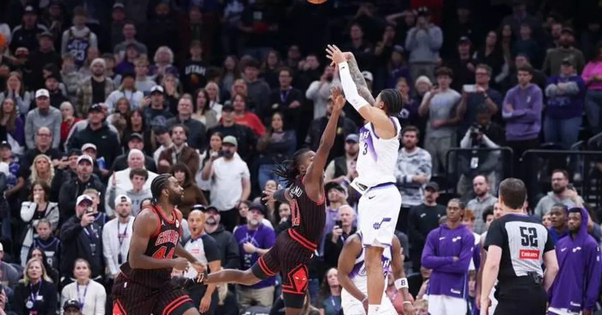 George makes late 3 in 2OT, Markkanen scores 47 as Jazz beat Bulls 150-147