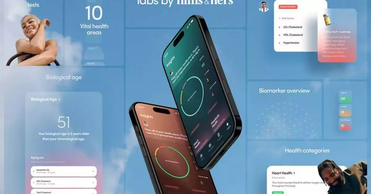 Hims &amp; Hers Introduces Labs, a Holistic, In-Depth Testing Experience That Puts Customers in Control of Their Health and Wellness Journeys