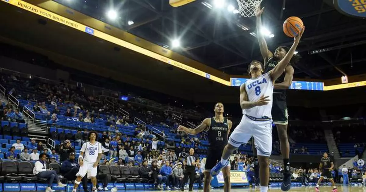 No. 19 UCLA turns new look into 79-48 victory over Sacramento State