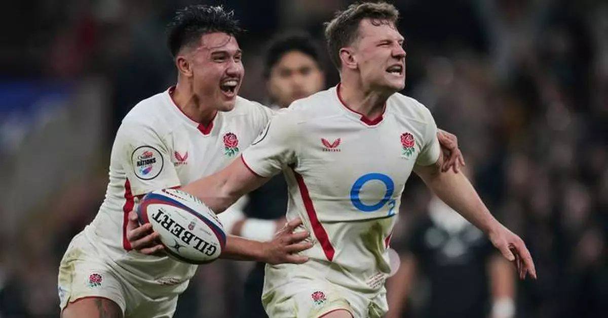 England downs New Zealand at Twickenham and ends All Blacks' Grand Slam hopes