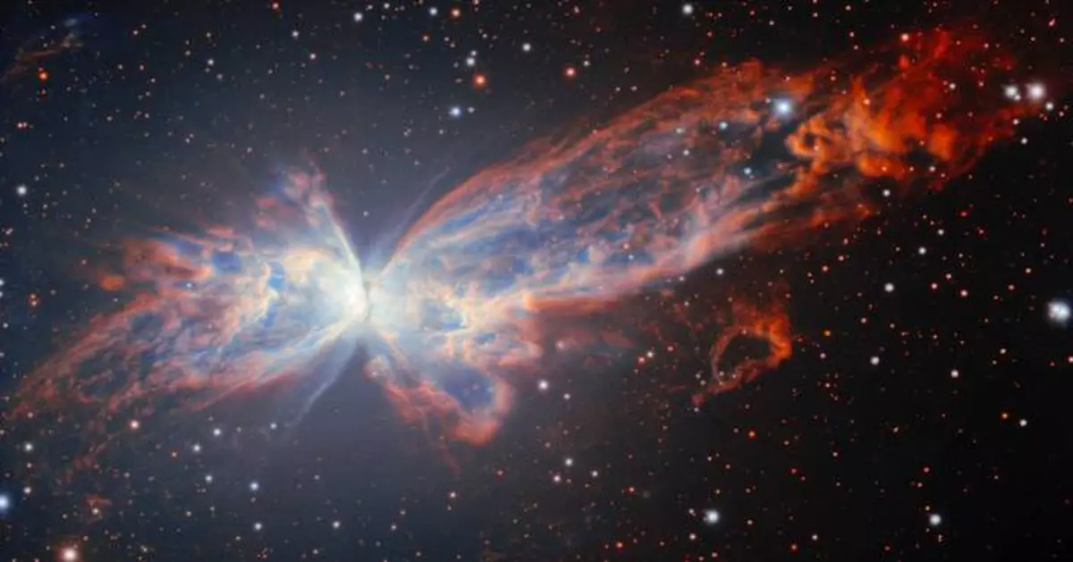 Telescope in Chile captures stunning new picture of a cosmic butterfly