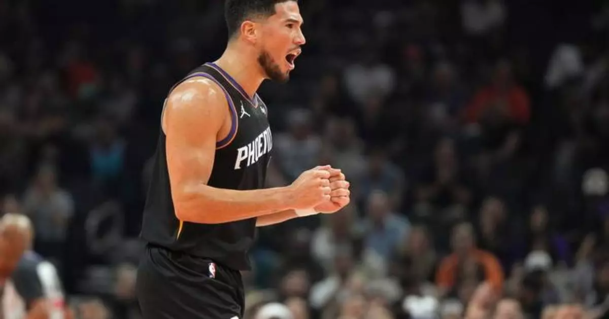 Booker scores 36 as Suns beat Jazz 118-96