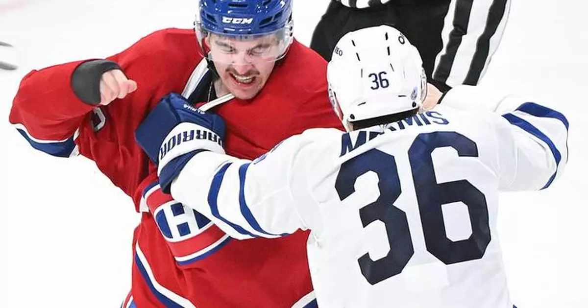 Dobson, Anderson each score twice, Canadiens beat Maple Leafs 5-2 to snap 5-game skid