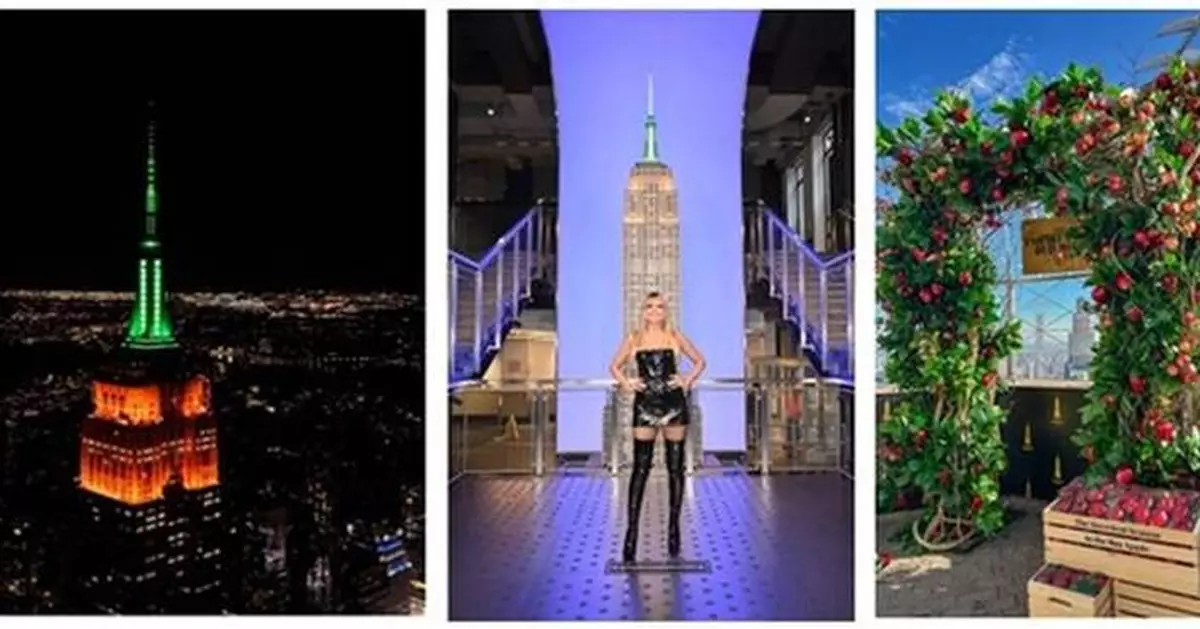 The Empire State Building Ushers in Autumn with an Iconic NYC Pop-Up, Festive Photo Corner, Special Tower Lighting, Exclusive Ticket Offer, and Visit from Halloween Queen Heidi Klum