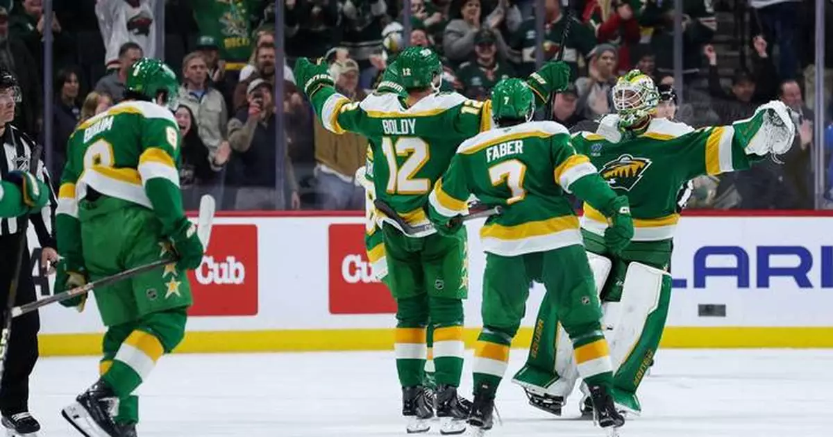 Wallstedt, Boldy carry surging Wild past Hurricanes, 4-3 in shootout