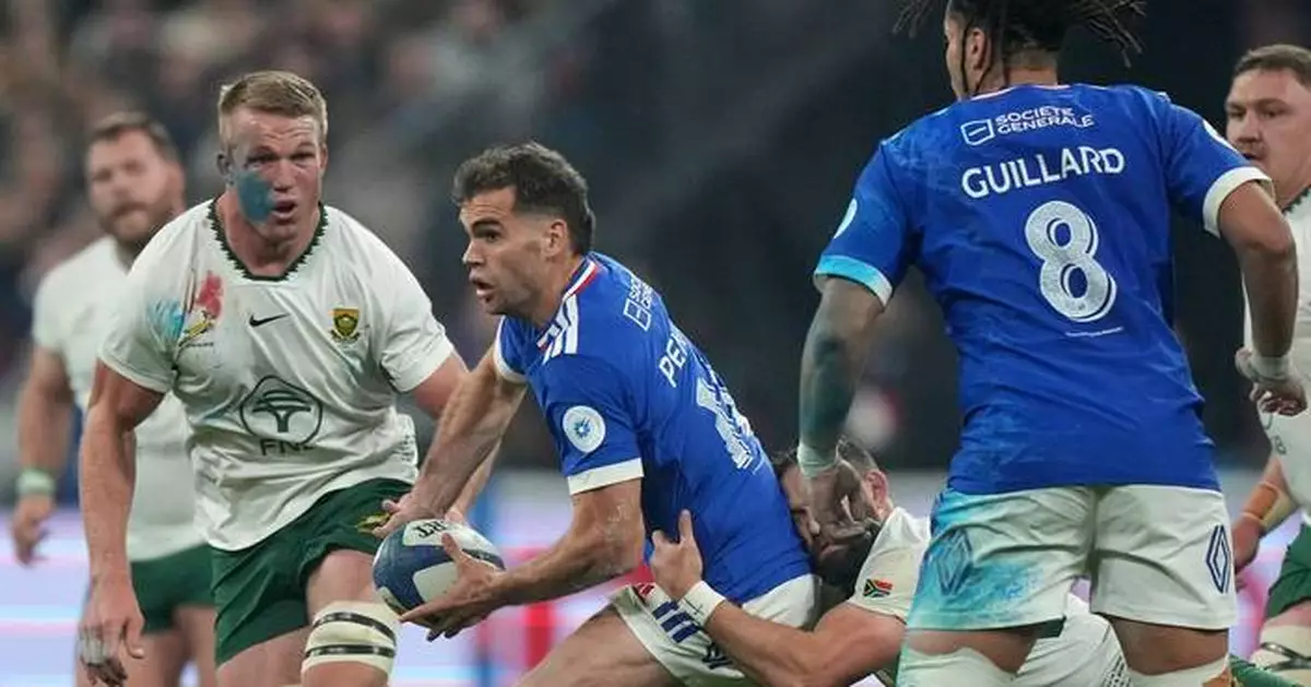 Penaud replaces Blanco as France's all-time leading try scorer in 32-17 defeat to South Africa