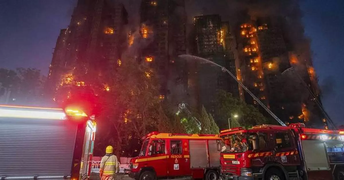Photos from Hong Kong's deadliest fire in decades