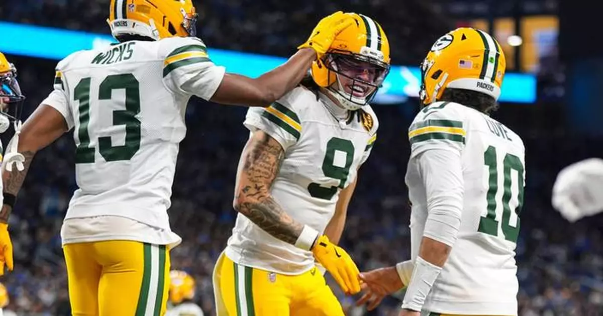 Dontayvion Wicks and Christian Watson help Packers' Jordan Love withstand absence of other receivers