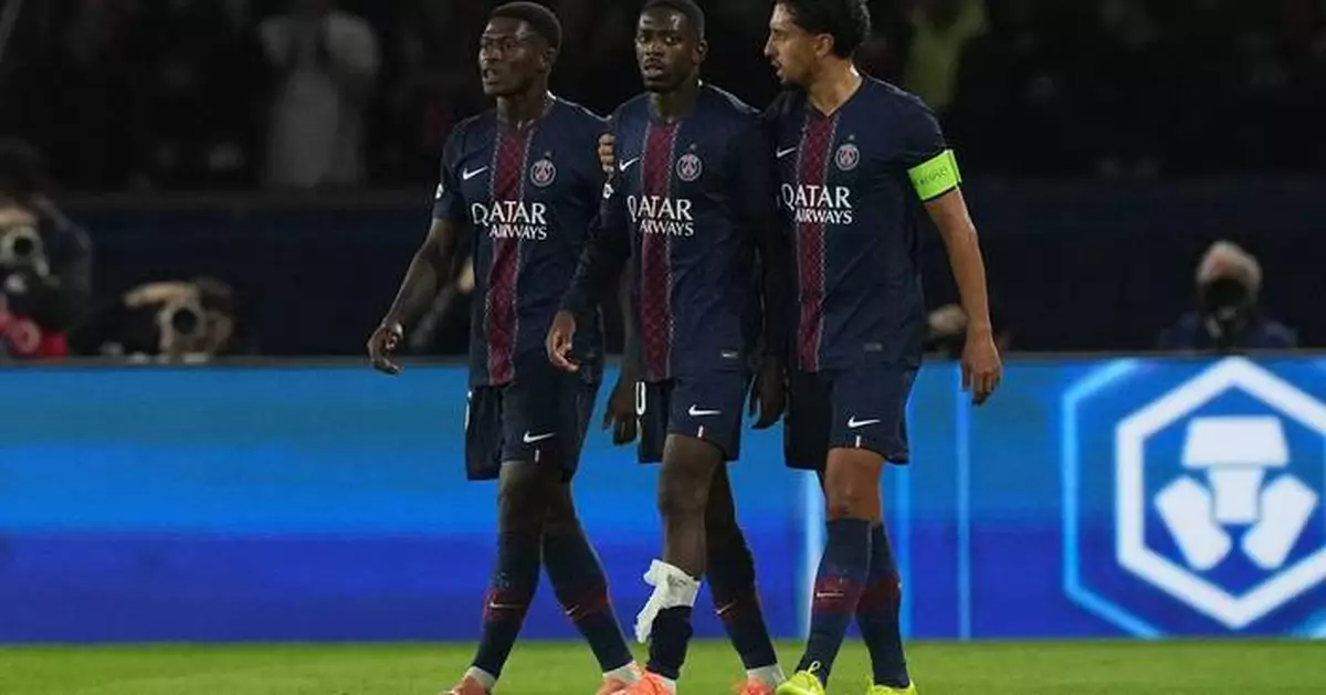 PSG forward Dembélé injured in 1st half of Champions League loss to Bayern Munich